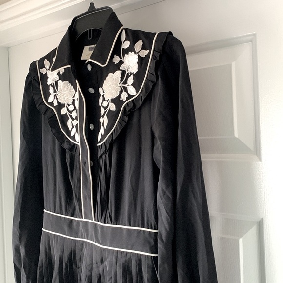 Authentic Kate Spade New York x The Madison Ave. Collection 100% Silk Shirtdress